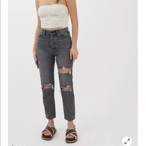 BDG slim straight black jeans